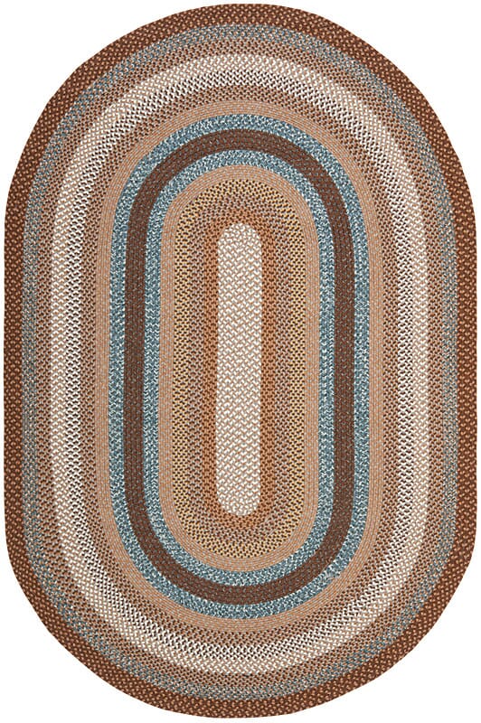 Safavieh Braided Brd313A Brown/Multi Rug.