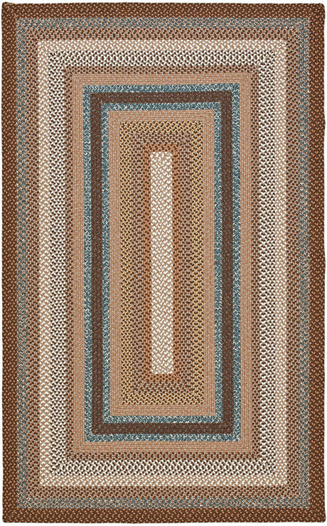 Safavieh Braided Brd313A Brown/Multi Rug.