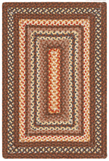 Safavieh Braided 2'-0" x 3'-0" Rug in Brown / Light Brown