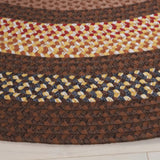 Safavieh Braided 5'-0" x 5'-0" Rug in Brown / Light Brown