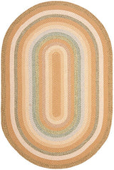 Safavieh Braided Brd314A Tan / Multi Rugs.