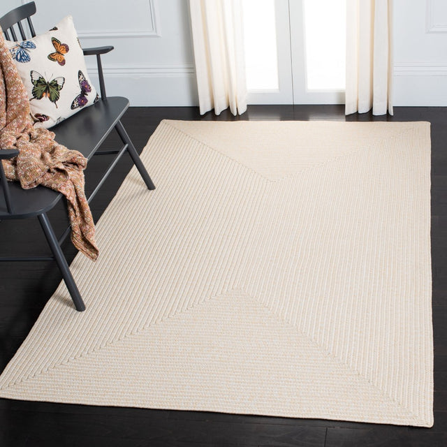 Safavieh Braided Brd315B Ivory/Beige Rug.