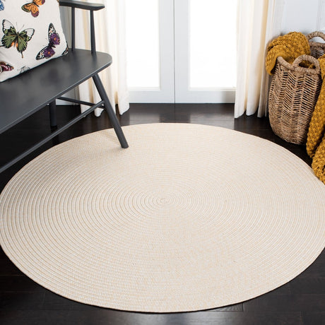 Safavieh Braided Brd315B Ivory/Beige Rug.