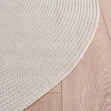 Safavieh Braided 5'-0" x 8'-0" Rug in Cream