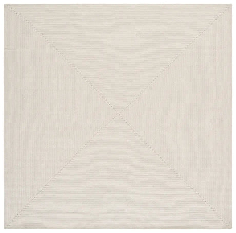 Safavieh Braided 6'-0" x 6'-0" Rug in Cream