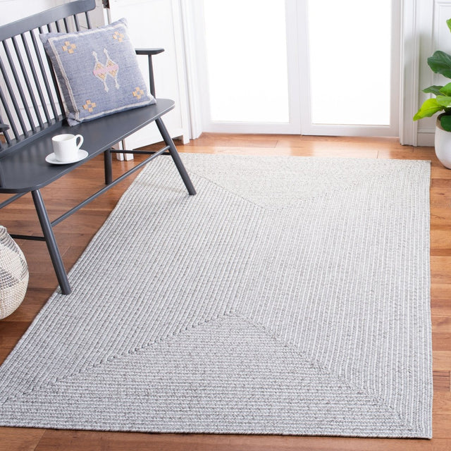 Safavieh Braided Brd315F Silver/Grey Rug.