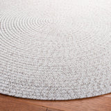 Safavieh Braided Brd315F Silver/Grey Rug.