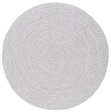 Safavieh Braided Brd315F Silver/Grey Rug.