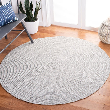 Safavieh Braided Brd315F Silver/Grey Rug.