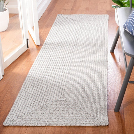 Safavieh Braided Brd315F Silver/Grey Rug.