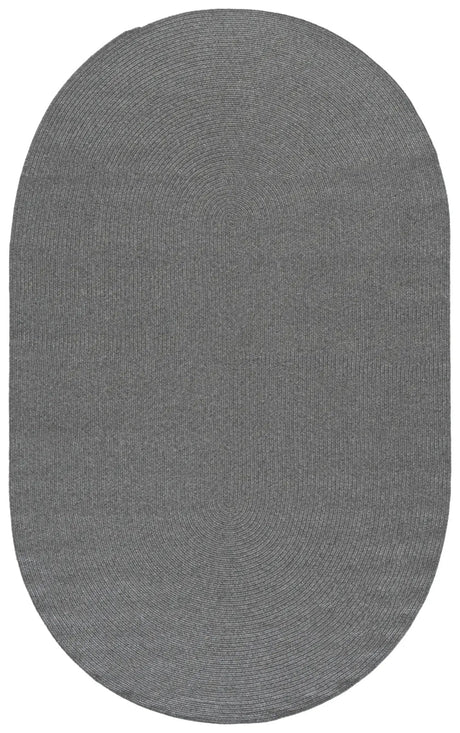 Safavieh Braided 5'-0" x 8'-0" Rug in Dark Grey