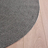Safavieh Braided 5'-0" x 8'-0" Rug in Dark Grey