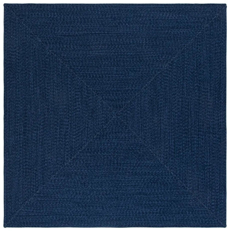 Safavieh Braided 6'-0" x 6'-0" Rug in Navy