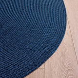 Safavieh Braided 5'-0" x 8'-0" Rug in Navy