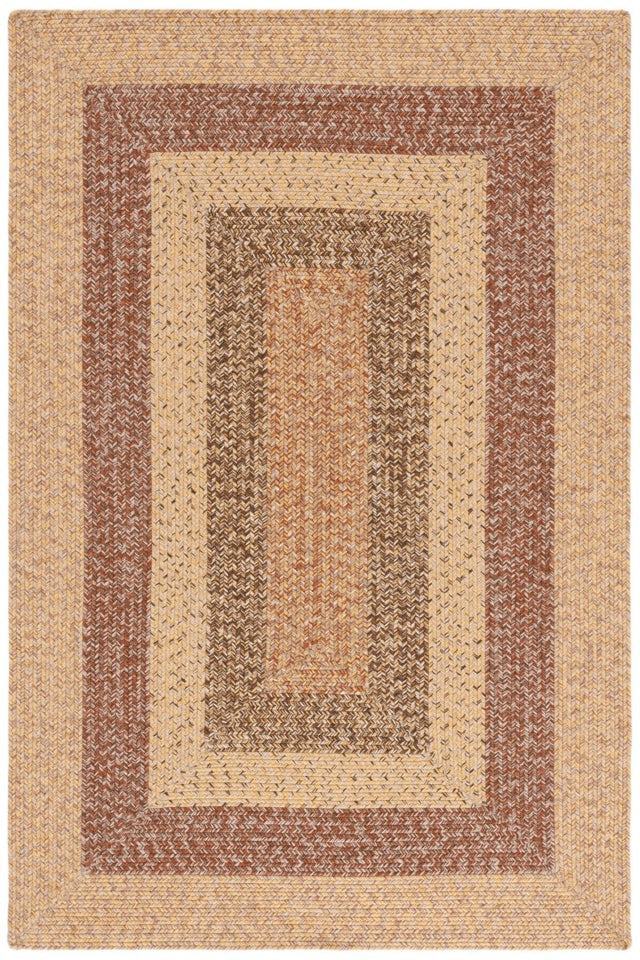 Safavieh Braided Brd318B Beige/Brown Rug.