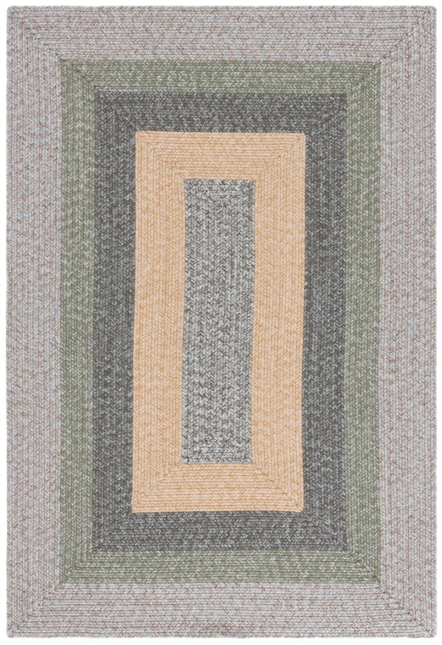 Safavieh Braided Brd318F Grey/Green Rug.