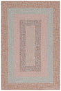 Safavieh Braided Brd318G Brown/Grey Pink Rug.