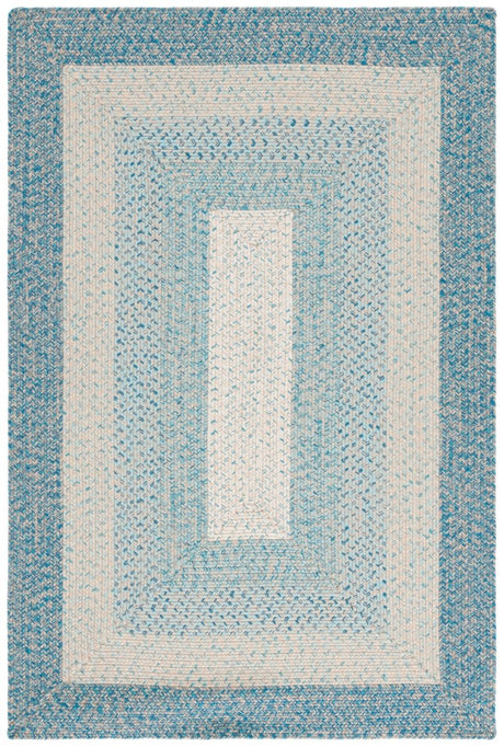 Safavieh Braided Brd318M Blue/Aqua Rug.