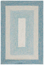 Safavieh Braided Brd318M Blue/Aqua Rug.