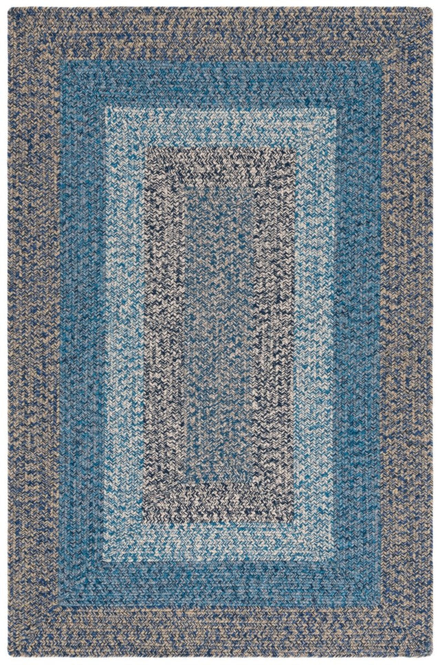 Safavieh Braided Brd318N Navy/Blue Rug.