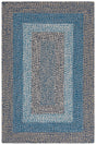 Safavieh Braided Brd318N Navy/Blue Rug.