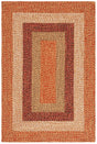 Safavieh Braided Brd318P Rust/Red Rug.