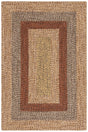 Safavieh Braided Brd318T Brown/Gold Rug.