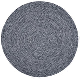 Safavieh Braided Brd351Z Black Rugs.