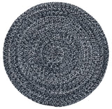 Safavieh Braided Brd351Z Black Rugs.