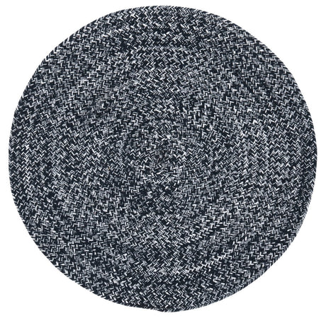 Safavieh Braided Brd351Z Black Rugs.