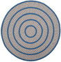 Safavieh Braided Brd401A Ivory/Blue Rug.