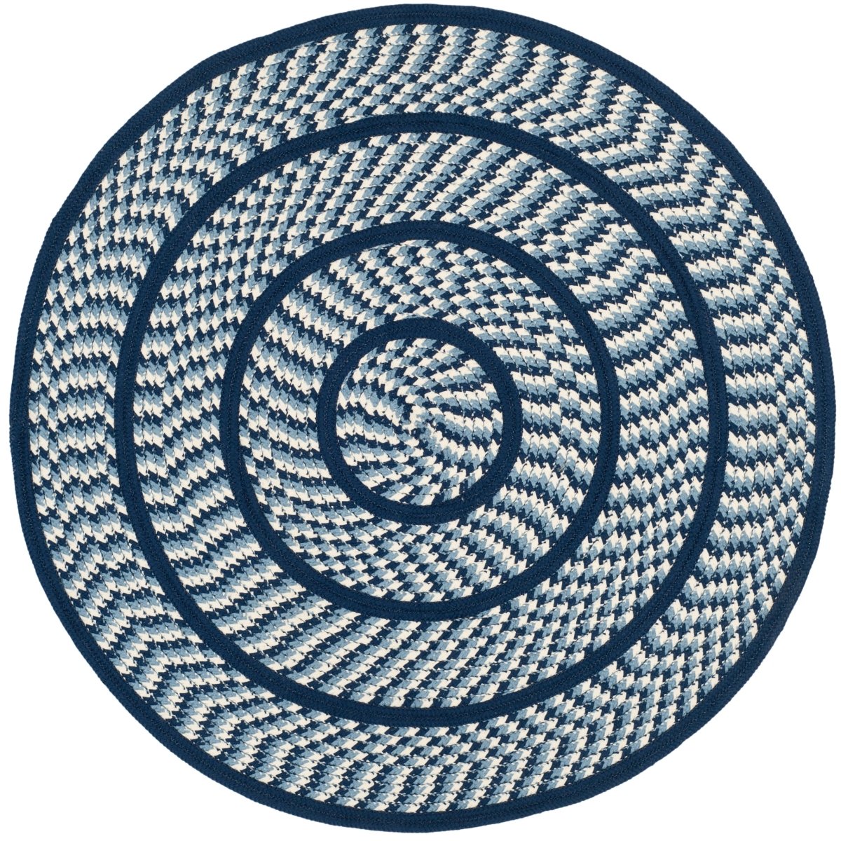 Safavieh Braided Brd401D Ivory/Navy Rug.