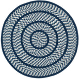 Safavieh Braided Brd401D Ivory/Navy Rug.