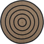 Safavieh Braided Brd401G Beige/Black Rug - Safavieh - brd401g - 5r