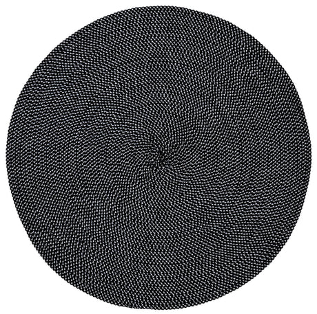 Safavieh Braided Brd403Z Black/White Rug.