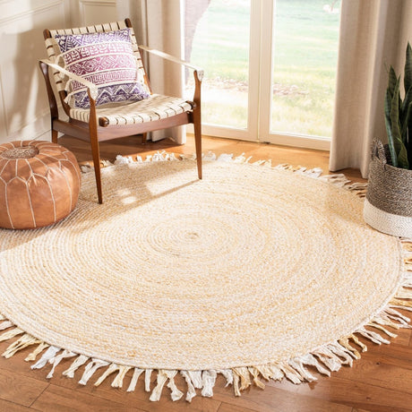 Safavieh Braided Brd451B Beige Rug.