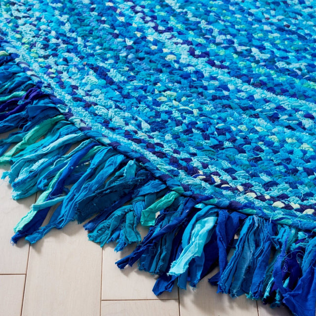 Safavieh Braided Brd451K Turquoise Rug.