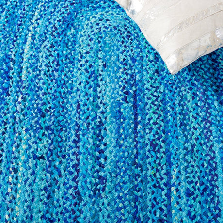 Safavieh Braided Brd451K Turquoise Rug.