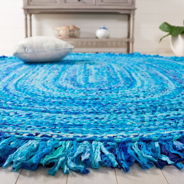 Safavieh Braided Brd451K Turquoise Rug.