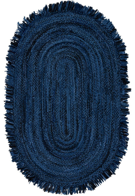 Safavieh Braided Brd451N Navy/Black Rug.