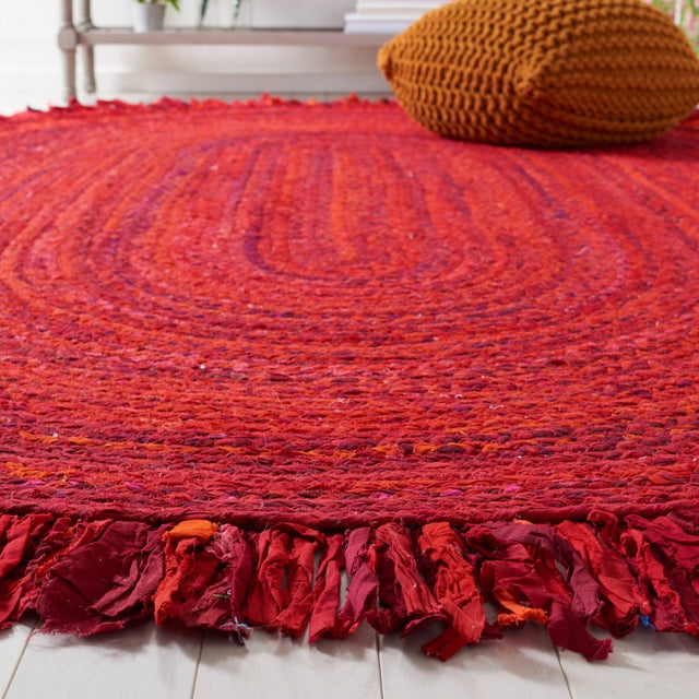 Safavieh Braided Brd451P Red Rug.