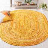 Safavieh Braided Brd452D Gold Rug.