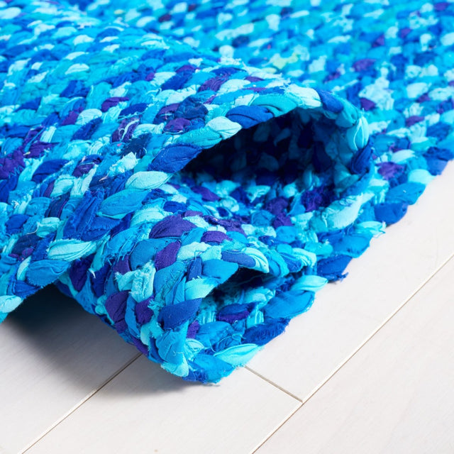 Safavieh Braided Brd452K Turquoise Rug.