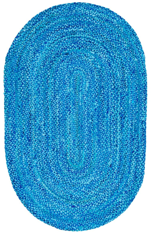Safavieh Braided Brd452K Turquoise Rug.