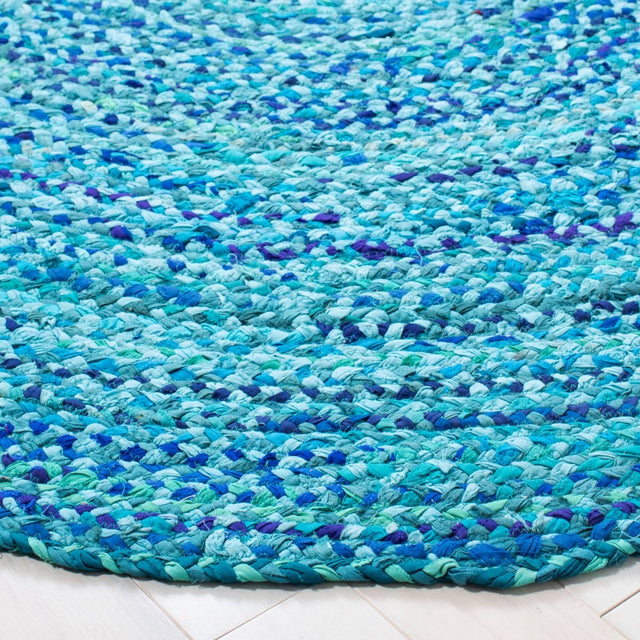 Safavieh Braided Brd452K Turquoise Rug.