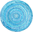 Safavieh Braided Brd452K Turquoise Rug.