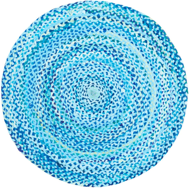 Safavieh Braided Brd452K Turquoise Rug.