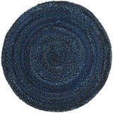Safavieh Braided Brd452N Navy/Black Rug.