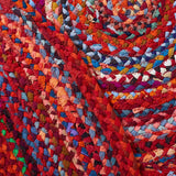 Safavieh Braided Brd452P Rust/Multi Rug.