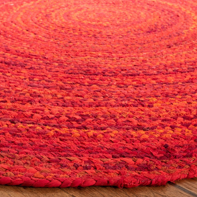 Safavieh Braided Brd452Q Red Rug.